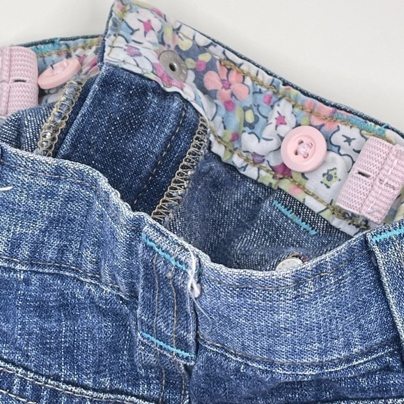 BABY Gap Denim Skirt 12-18m With Patches - Picture 6 of 10